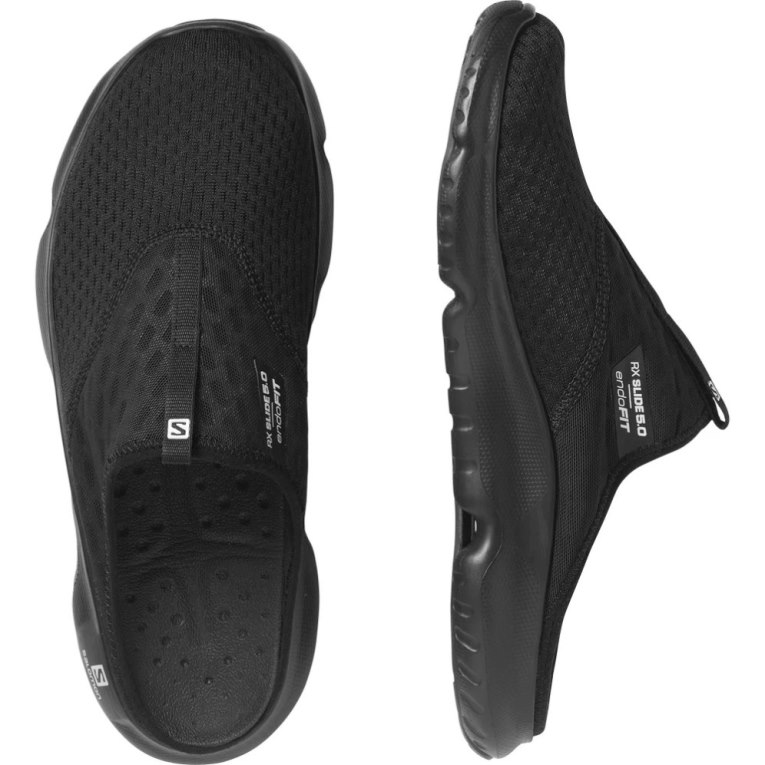 Sandalias de Diapositivas Salomon Reelax 5.0 Hombre Negros | MX TOVF053